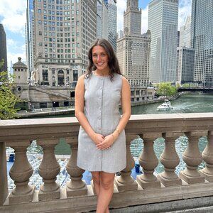 Abercrombie & Fitch Gray Sleeveless Dress
